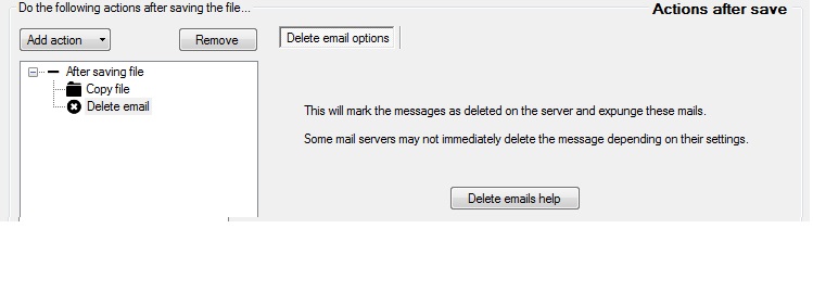 delete emails